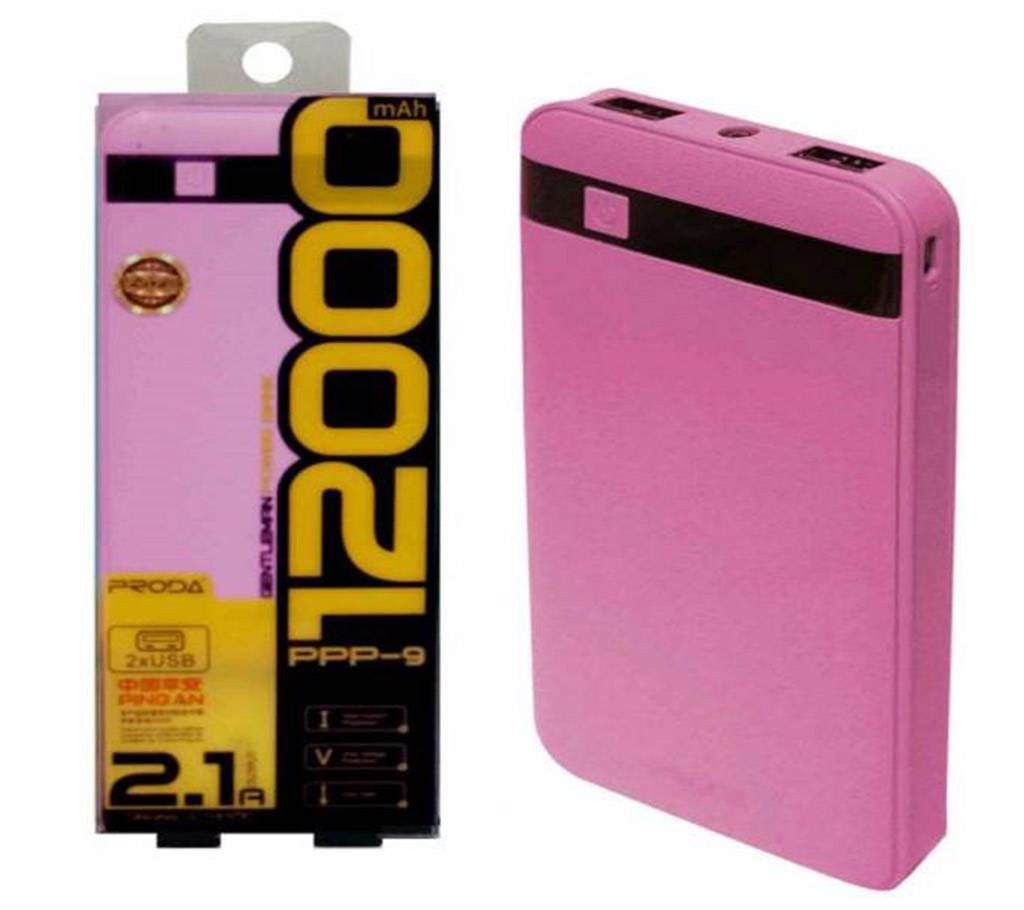 REMAX Proda 12000mAh Power Bank PPP-9 - Pink