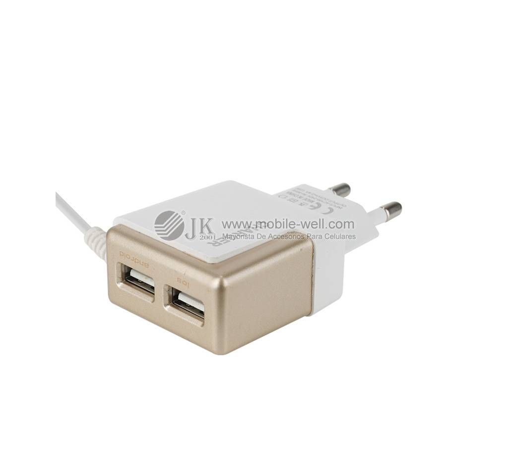 V8 charger 2 USB fast-charging with cable