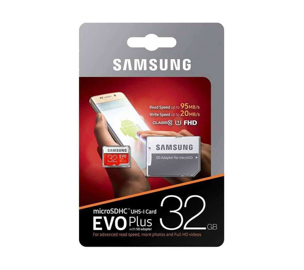 Evo Plus  SD   32gb Class-10 Red