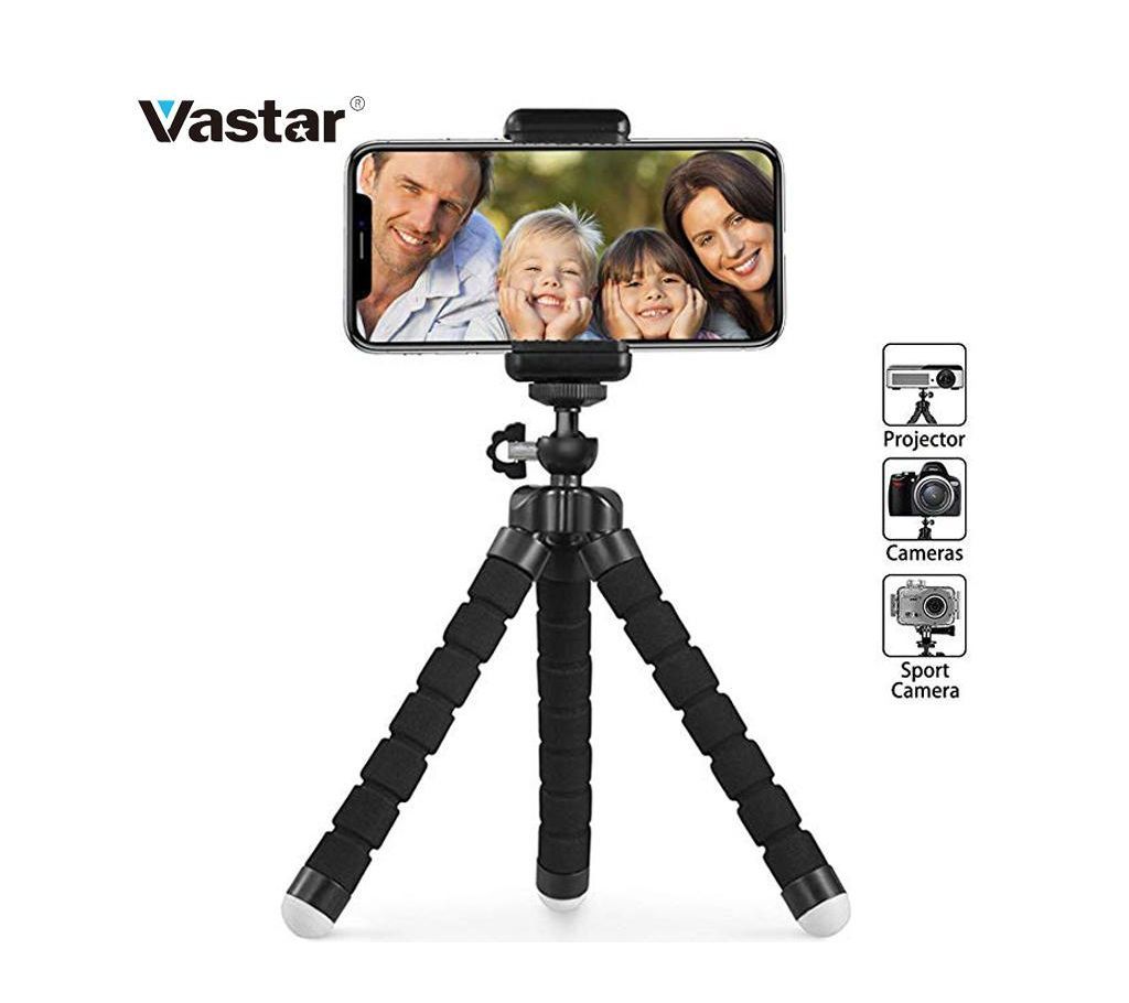 Vastar Flexible Tripod Stand-Octopus Tripod Stand Black