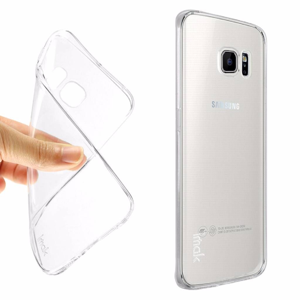 Clear TPU Soft Case For S7 Edge - Transparent