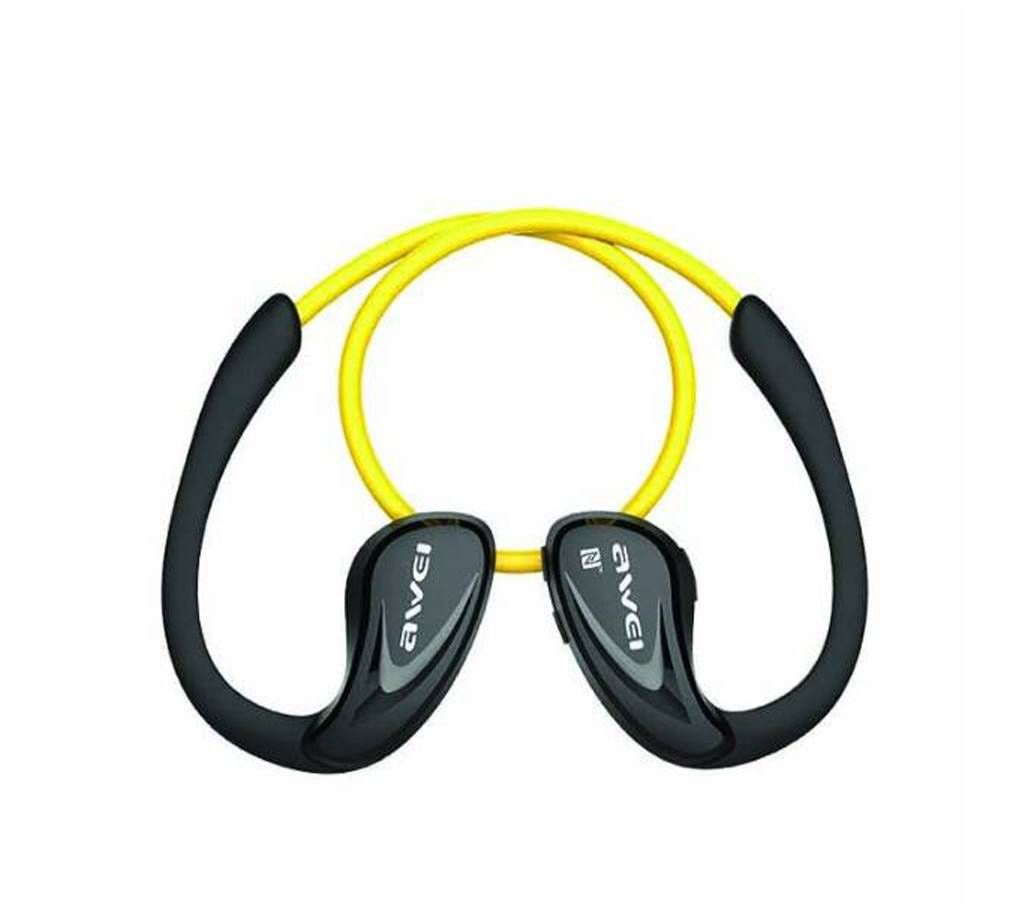 Awei A880BL Neckband Bluetooth Headset-Yellow
