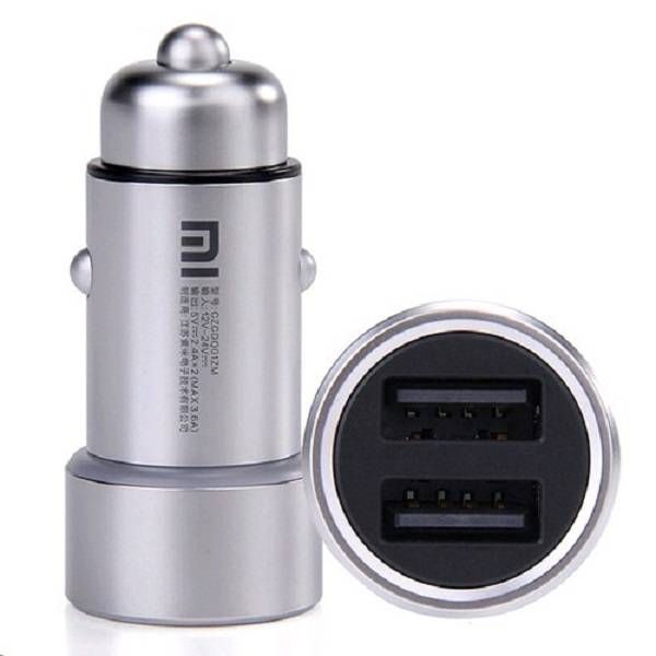 Mi Car Charger Dual USB Silver