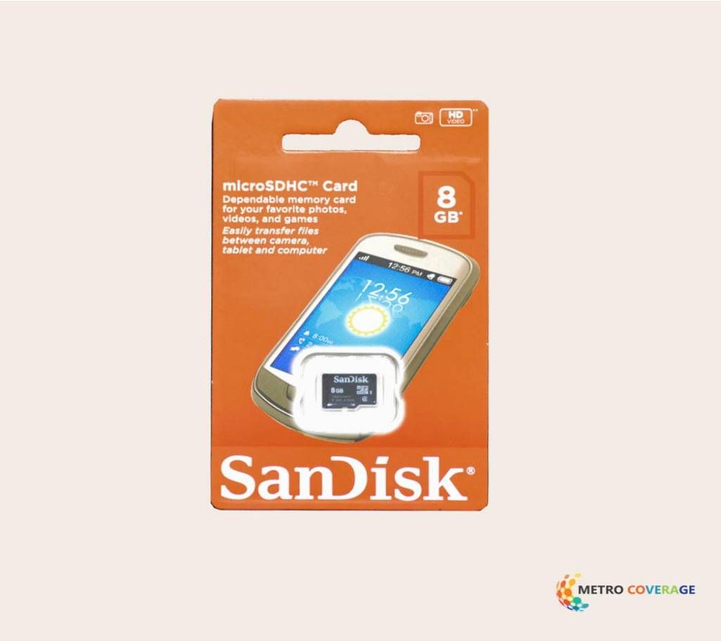 SanDisk Memory Card 8GB
