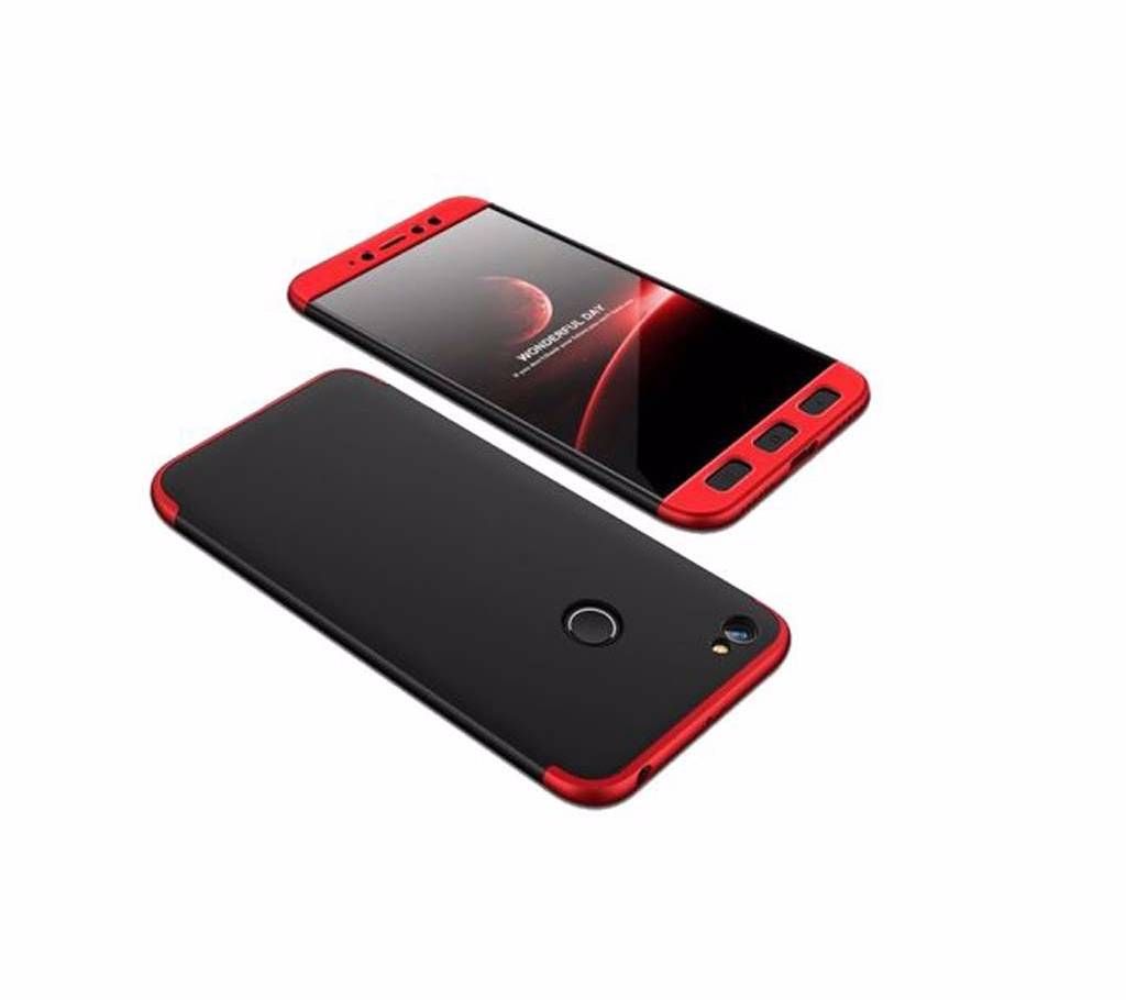 360 Full Protection Cover Case Shawmi Xiaomi Redmi Note 5A Prime - Red and Black