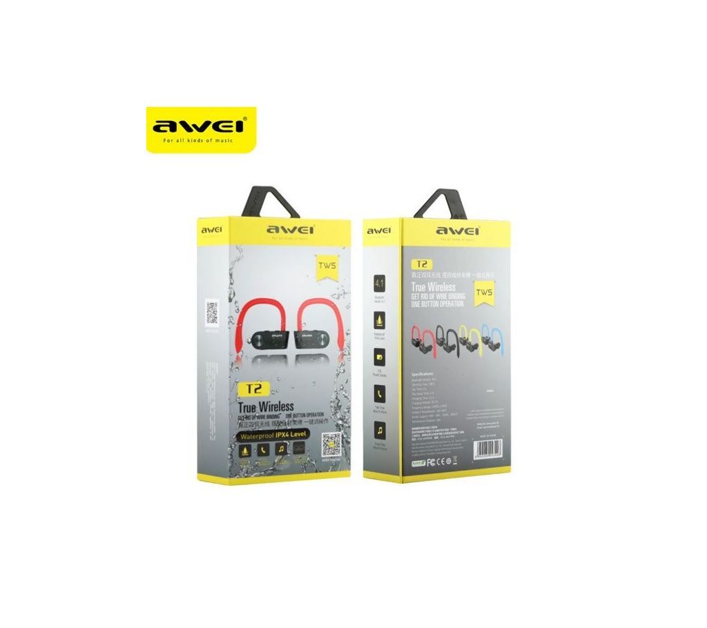 Awei T2 Wireless Bluetooth Earphone