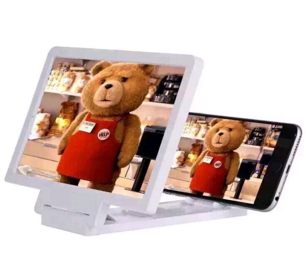 3D Enlarged Screen - White