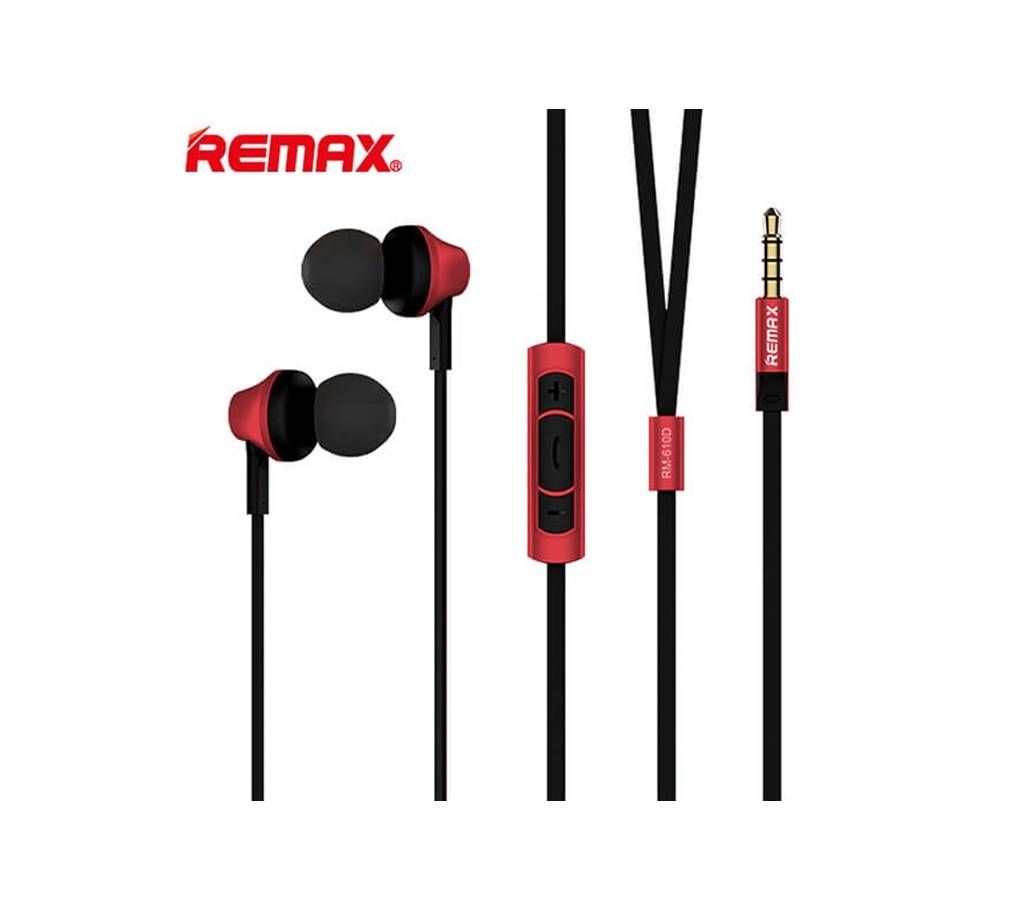 REMAX RM-610D Wired Earphone With Mic and Controller