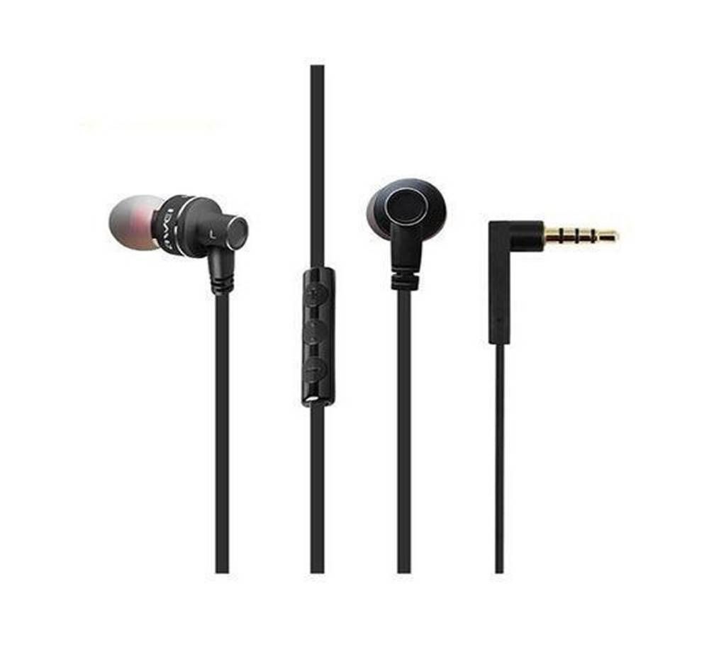 Awei ES-10TY Noise Isolation Heavy Bass In-ear Earphones - Black