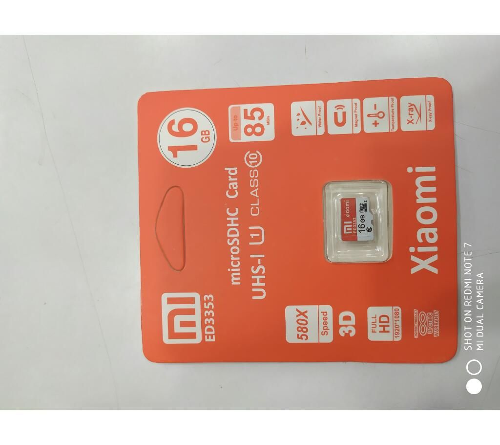 Xiaomi Micro SD memory card 16GB Class 10