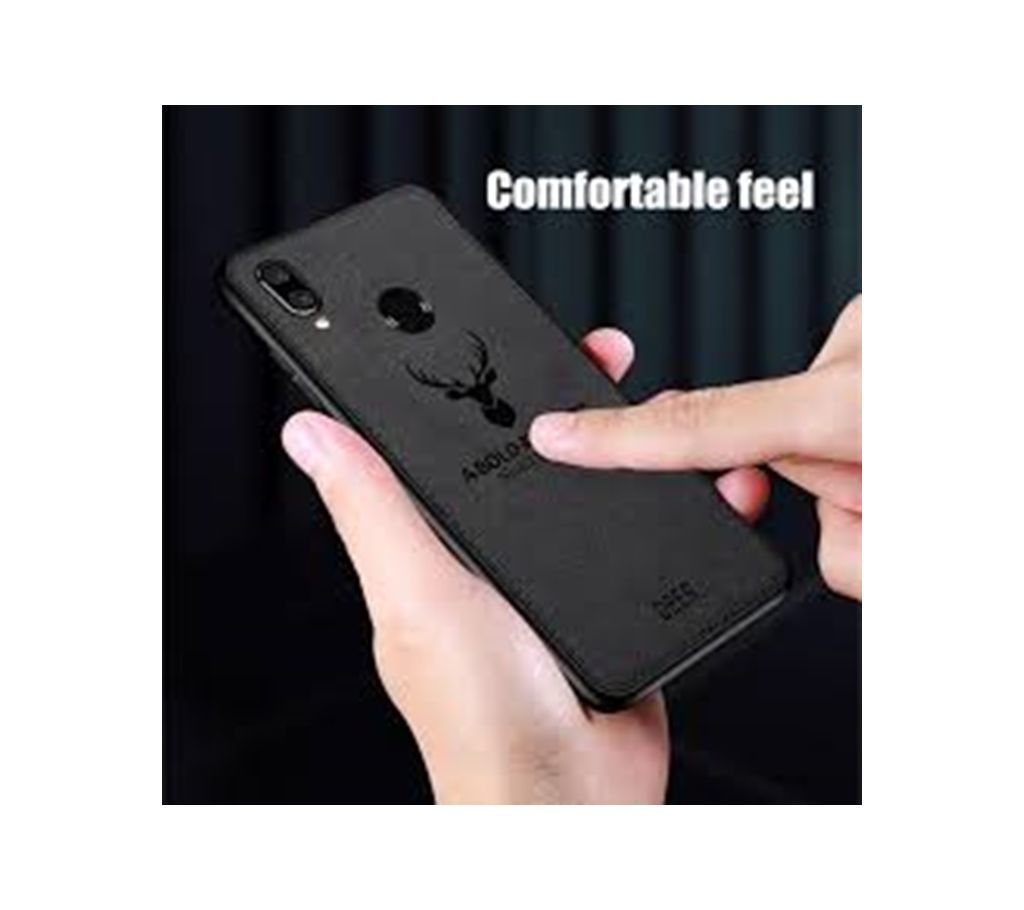 Deer Cloth Case For Redmi note7-black