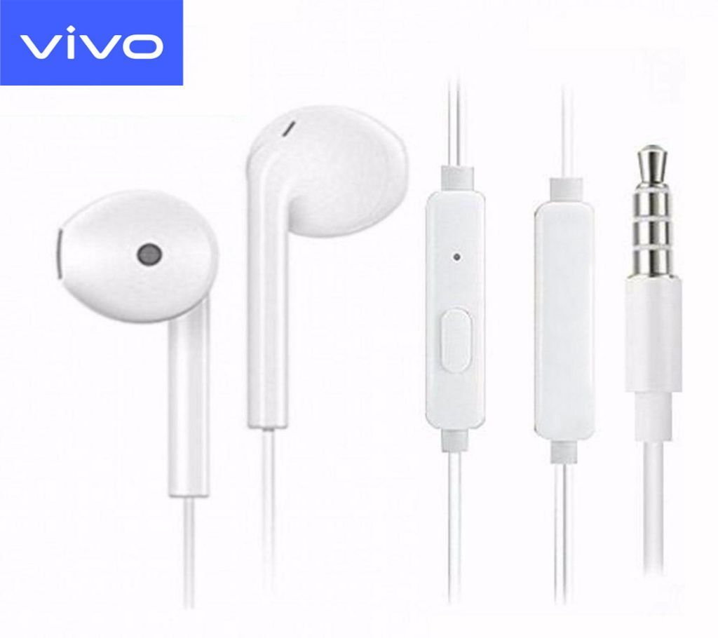 VIVO In-Ear Headphone Earphone For Smartphone - White