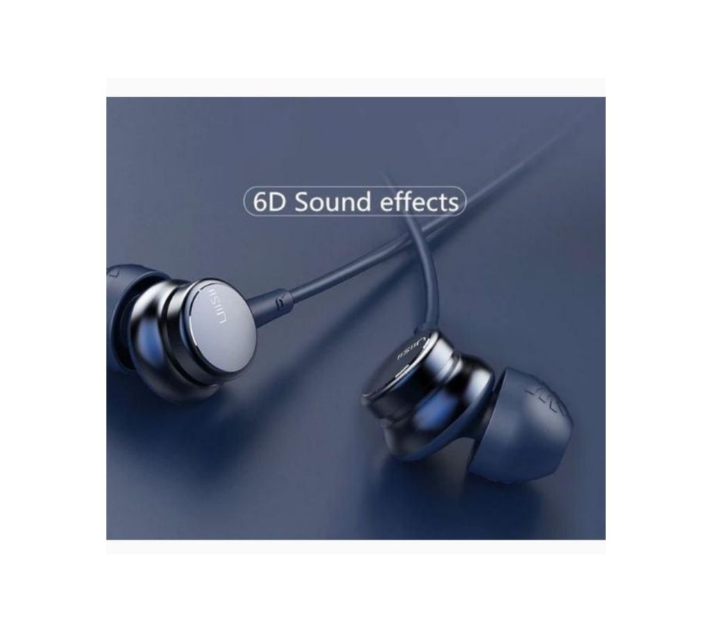 Uiisii Hm9 6d Sound  Effect With Extra Earbud Blue