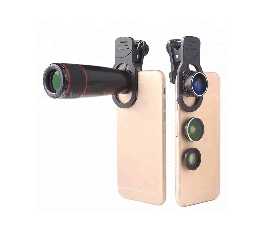 12X HD Telephoto Zoom Lens kit with 4 in 1