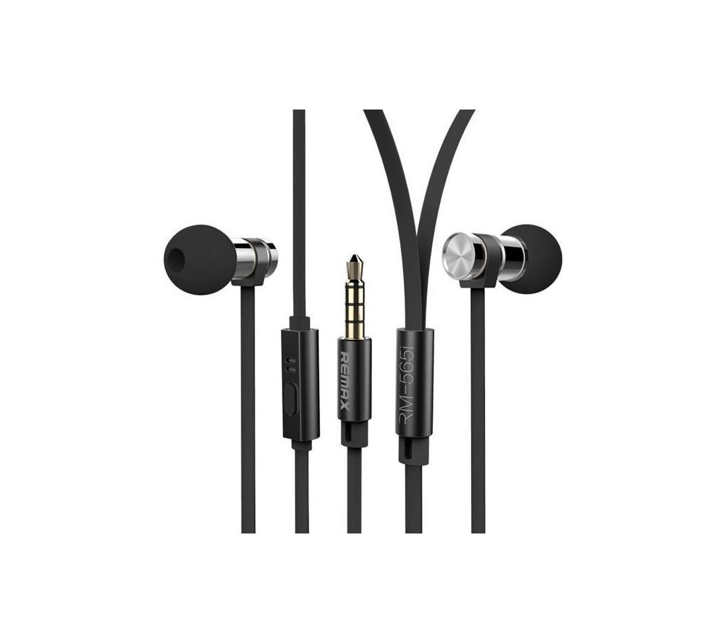RM-565I Stainless Steel Earphone - Black