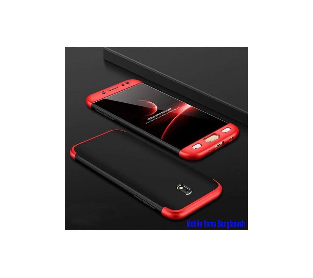 360 Degree Phone Case-Black and Red Samsung Galaxy J7 Pro 