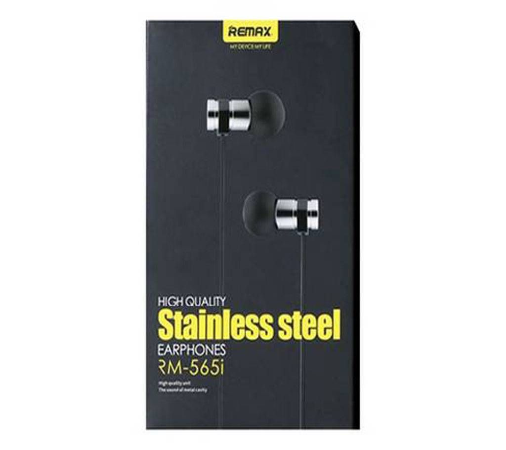 REMAX RM- 565i Stainless Steel Hi-Beat Earphone