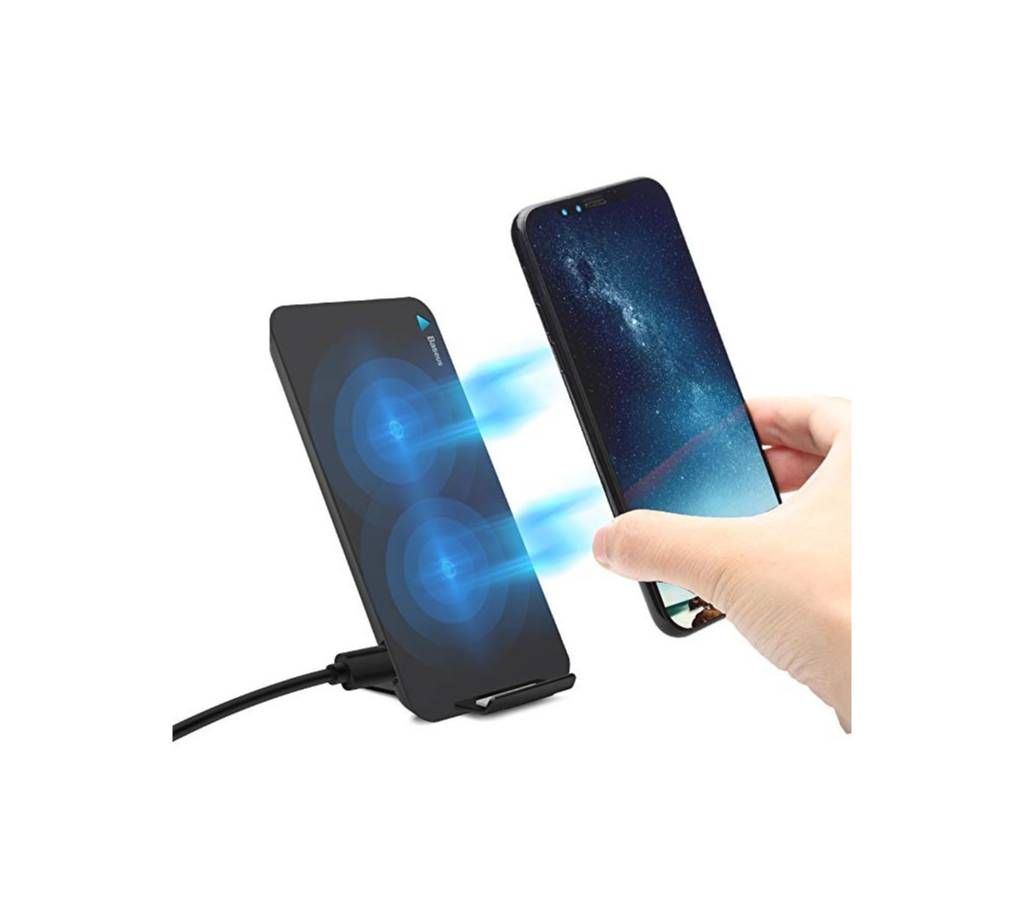 Baseus Qi Wireless Charger Pad Charging Dock for iPhone & Samsung