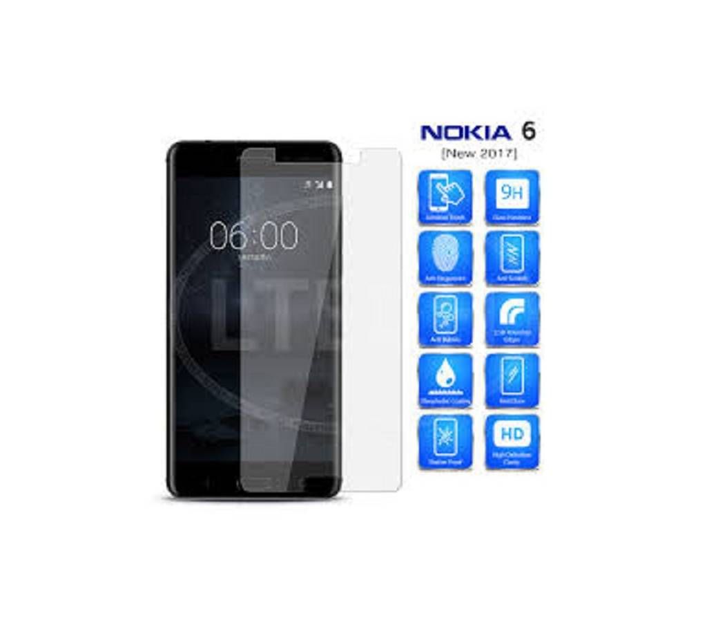 Nokia 6 5D Tempered Glass Screen Protector-Transparent