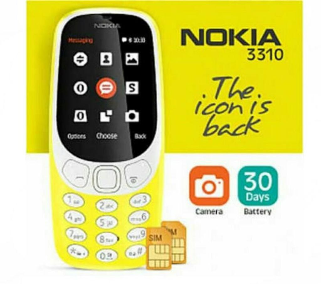 Nokia 3310 Feature Phone (2017) Yellow - Vietnam