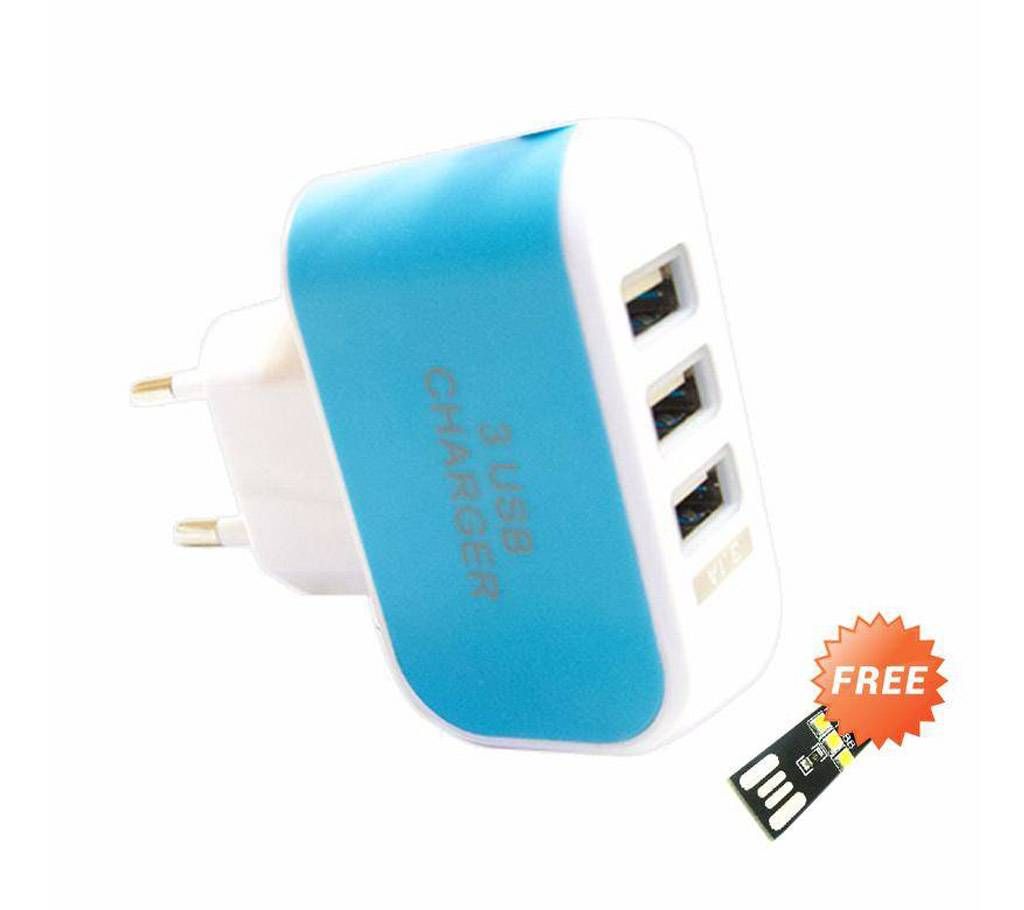 3 in 1 LED fast Travel Charger