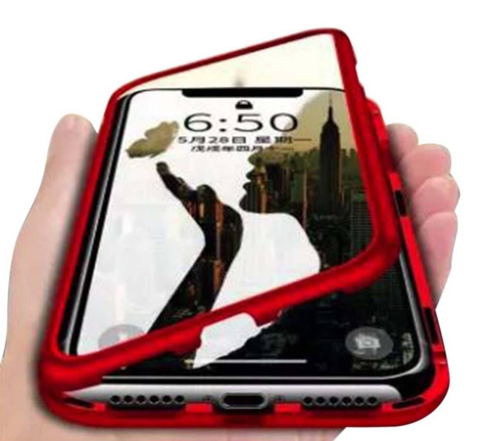 Original 360 Metal Case For Xiaomi Poco F1/ Pocophone F1 - Red
