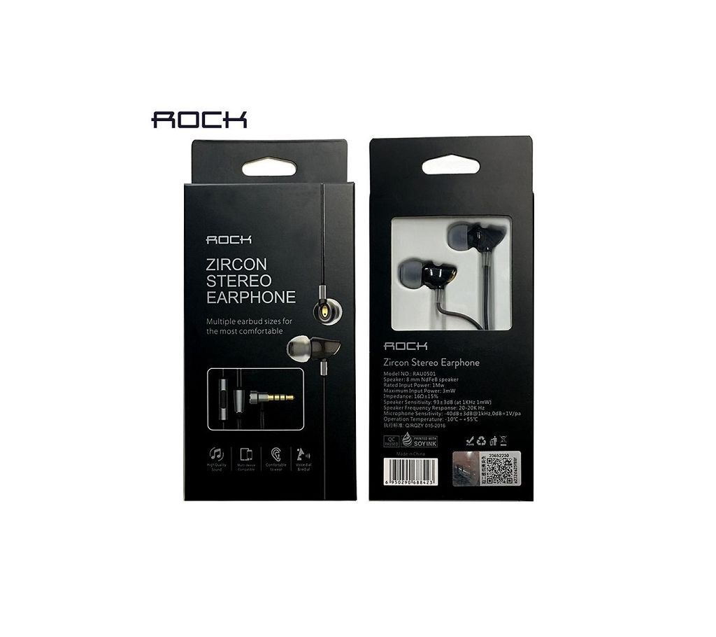 Rock earphone RAU0501