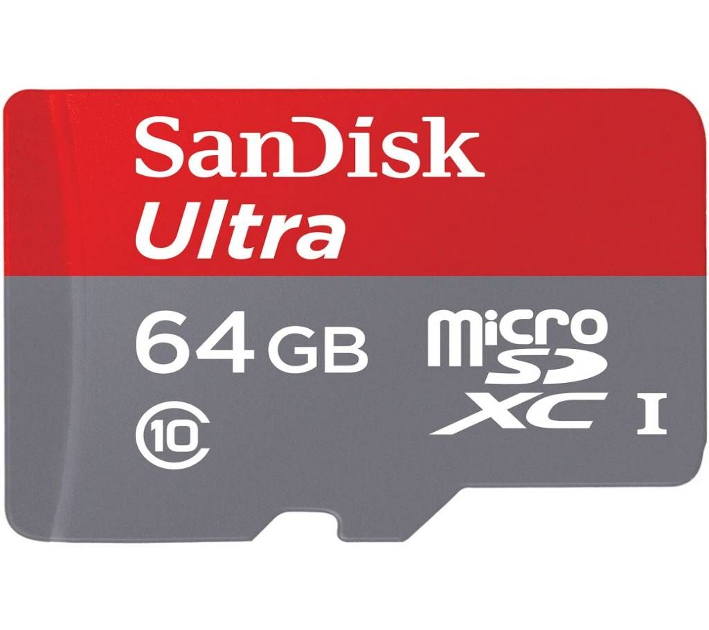 SanDisk Ultra 64GB MicroSDHC Memory Card