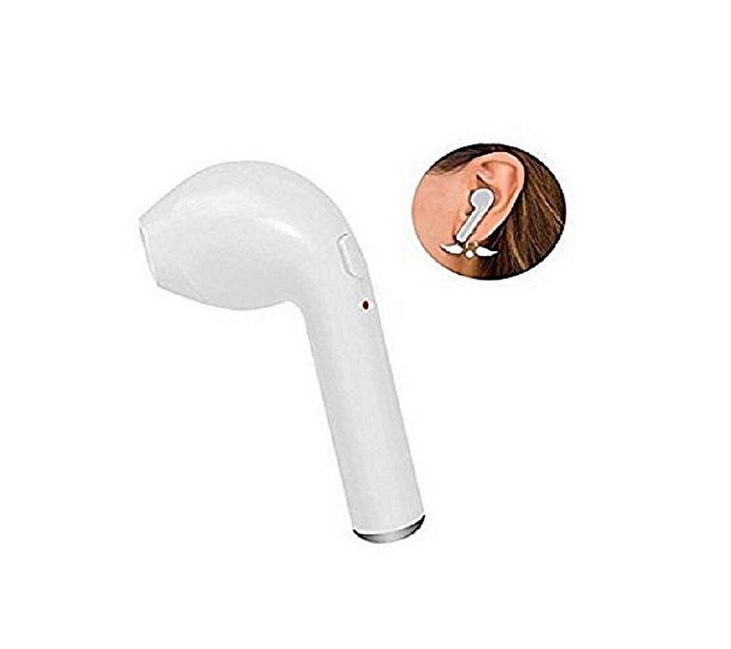 Max Mini HBQ-i7 Wireless Bluetooth Headset - White
