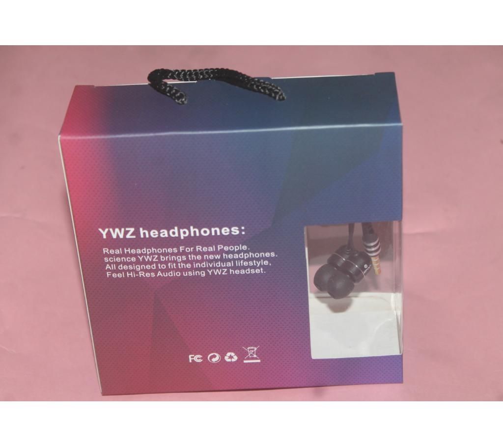 YWZ metal body head phone