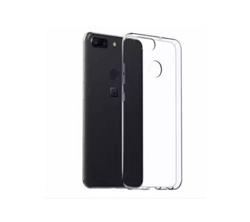 Crystal TPU Silicone Case Cover for OnePlus 5T - Transparent
