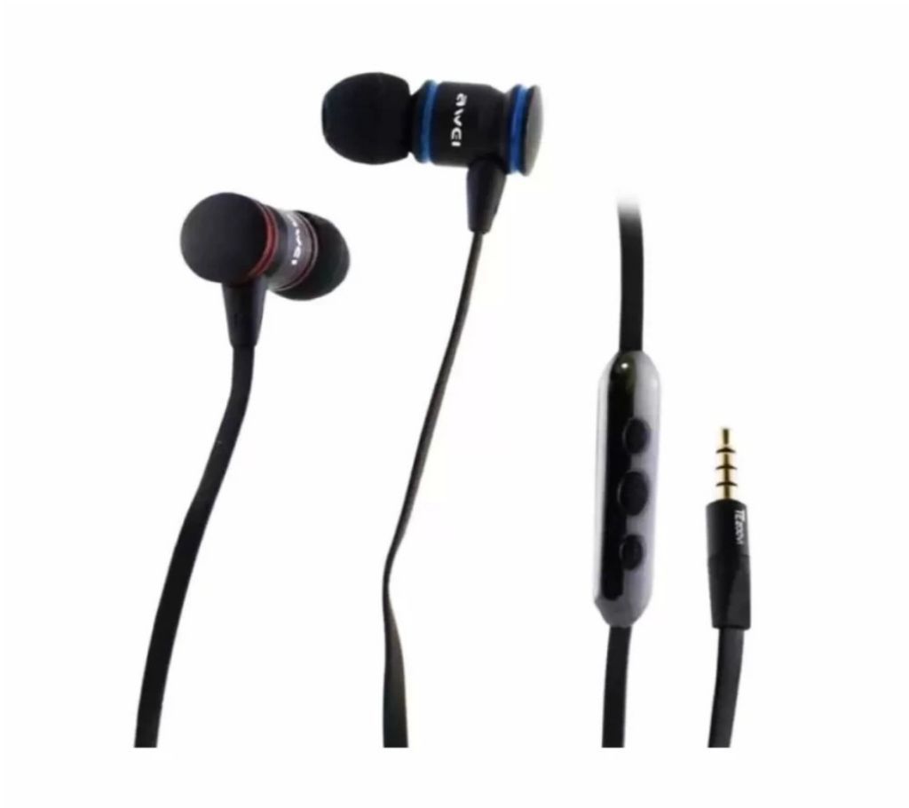 Awei TE200vi Extra Bass Detailed Sound Power In ear Earphones headphone with MIC