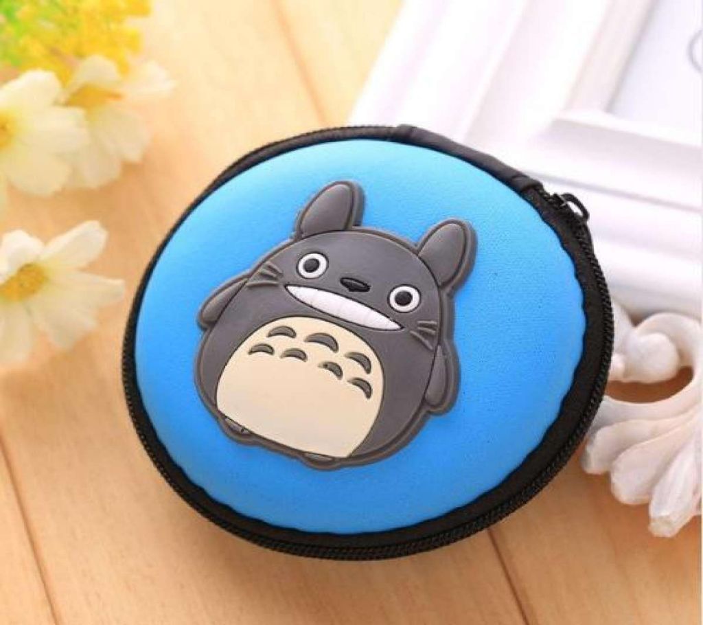 lovely Cartoon Mini Zipper Protective earphone Case Pouch