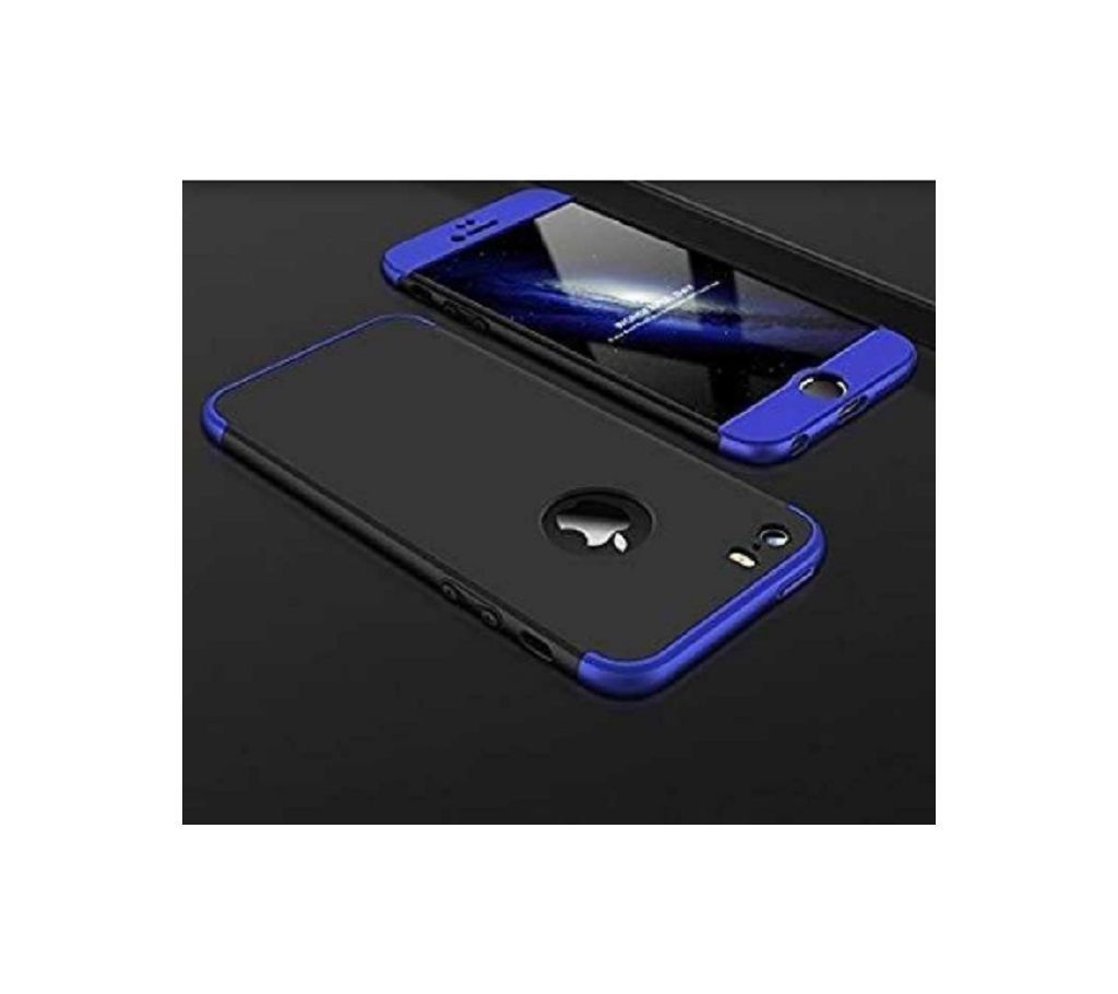 Original GKK 360 Degree Full Protection Back Cover for iPhone 5G - Black & Blue