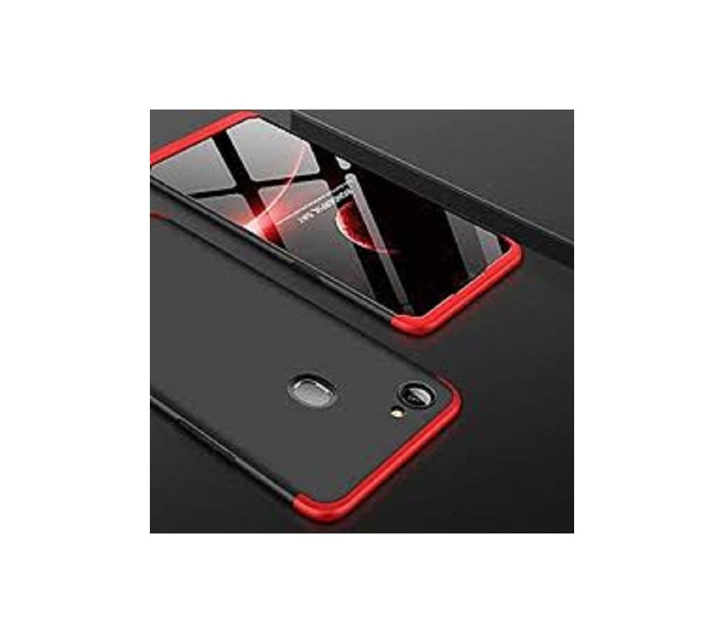 360 Degree GKK Phone Back Cover for iPhone 8 - Black & Red
