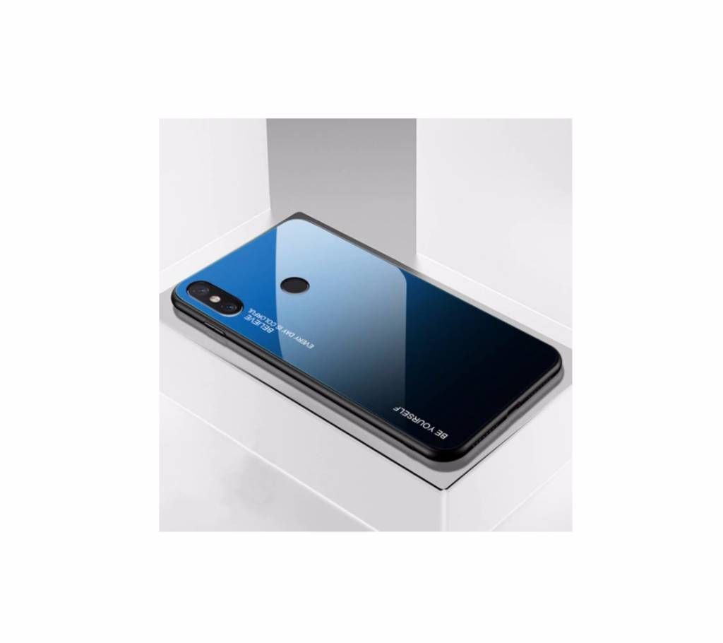 Redmi Note 6 Case Tempered Glass Soft TPU&Hard Case