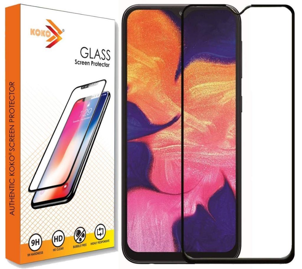 Samsung Galaxy A10 - 6D Tempered Glass HD Screen Protector - Transparent