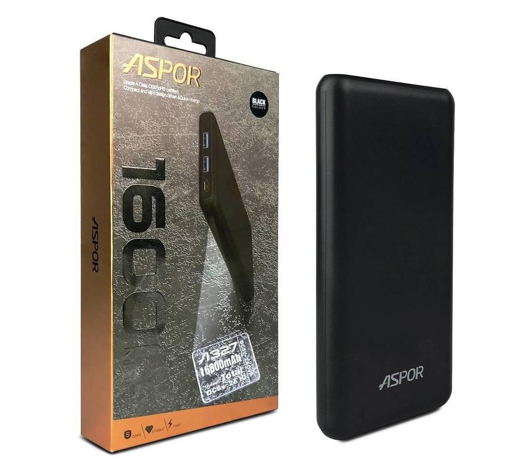 Aspor 16,000 mAh Power Bank (A327)