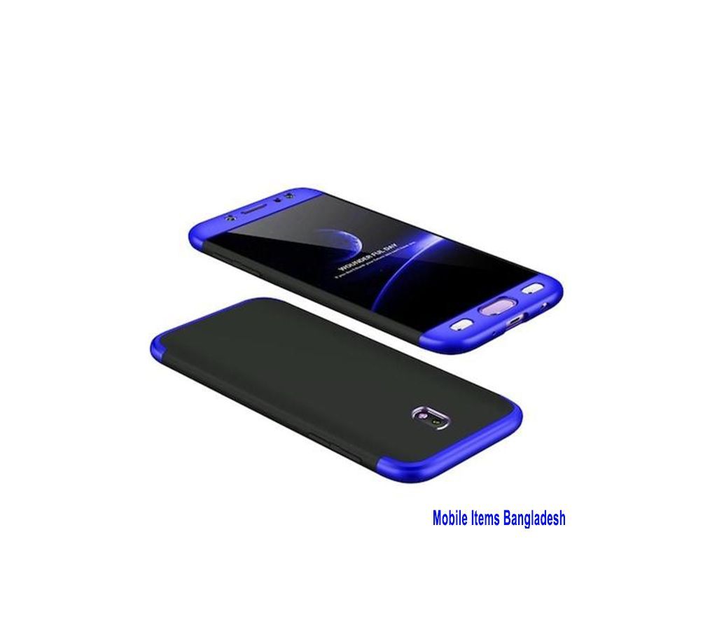 360 Degree Phone Case-Blue And Black Samsung Galaxy J7 Pro 