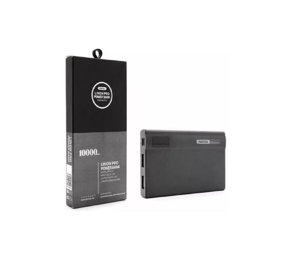 Remax RPP-53 Linon Pro Digital Display 10000mAh Power Bank - Black