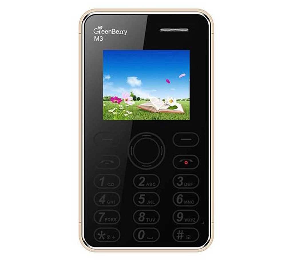 GREENBERRY M3 mini card shaped phone 