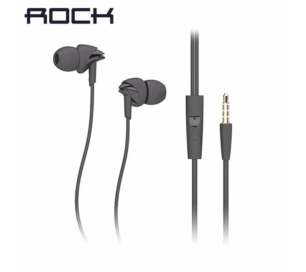 Rock  Y1 - Stereo Earphone-Black