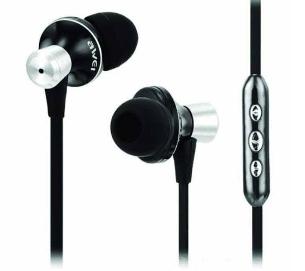 Awei TE850vi In ear Earphones W/ MIC-Black