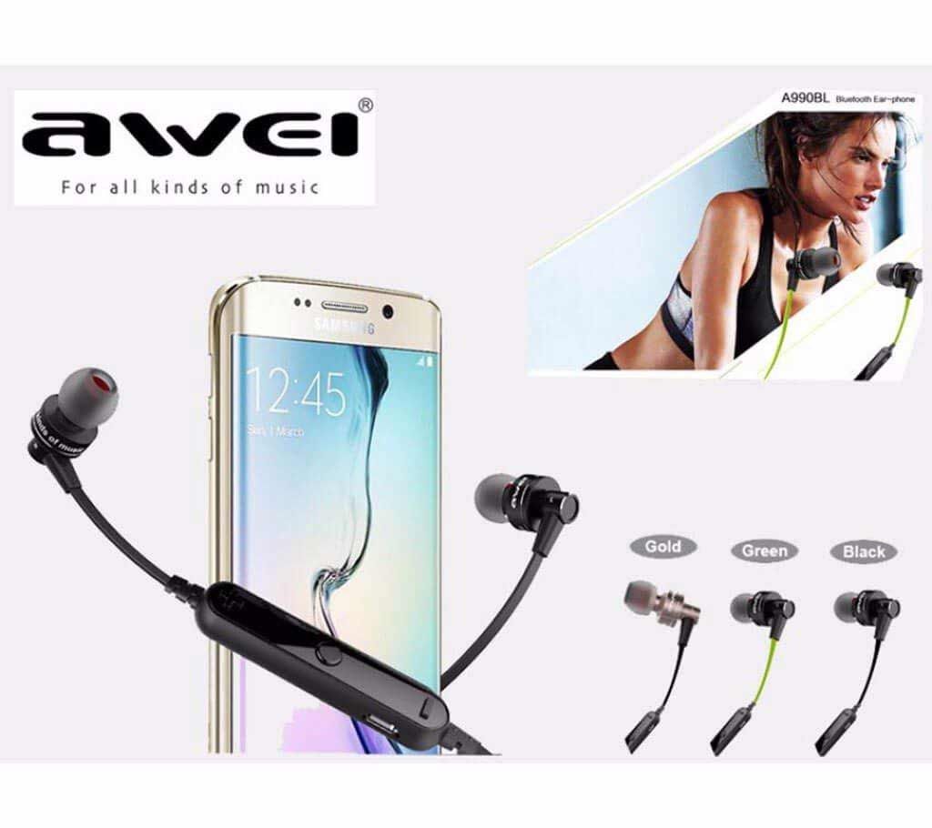 Awei A990bl wireless Bluetooth headset 