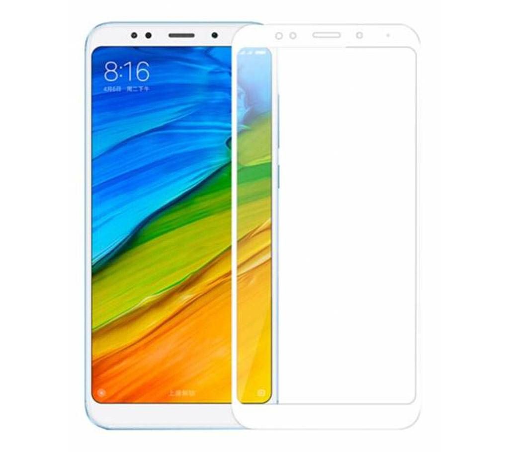 FULL SCREEN PROTECTOR FOR REDMI 5 Plus (White)