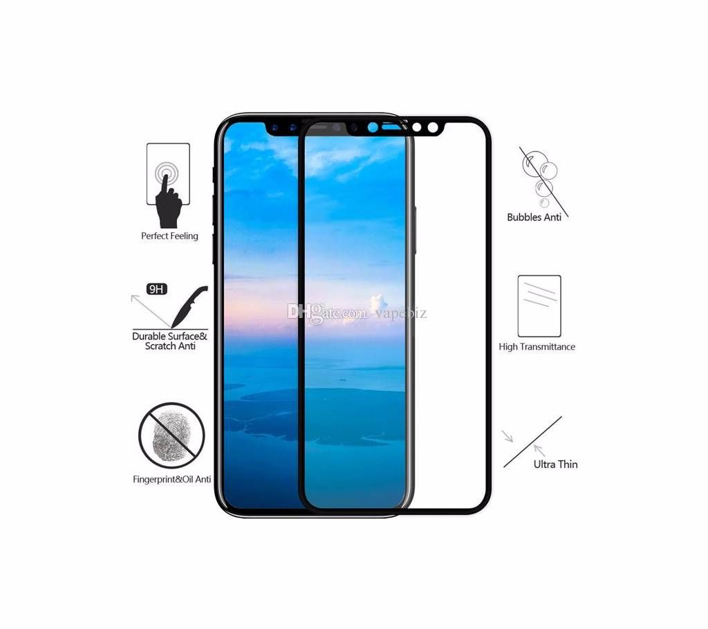 IPhone X 5D Screen Protector White color