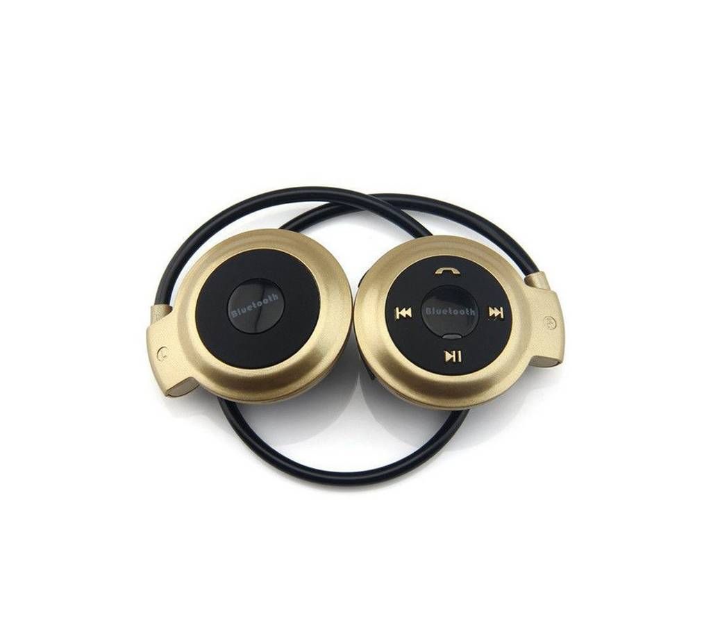Wireless Bluetooth Sports Stereo Headset Mini-503 - Golden