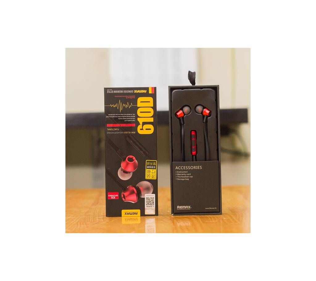 REMAX RM-610D Earphone with Mic