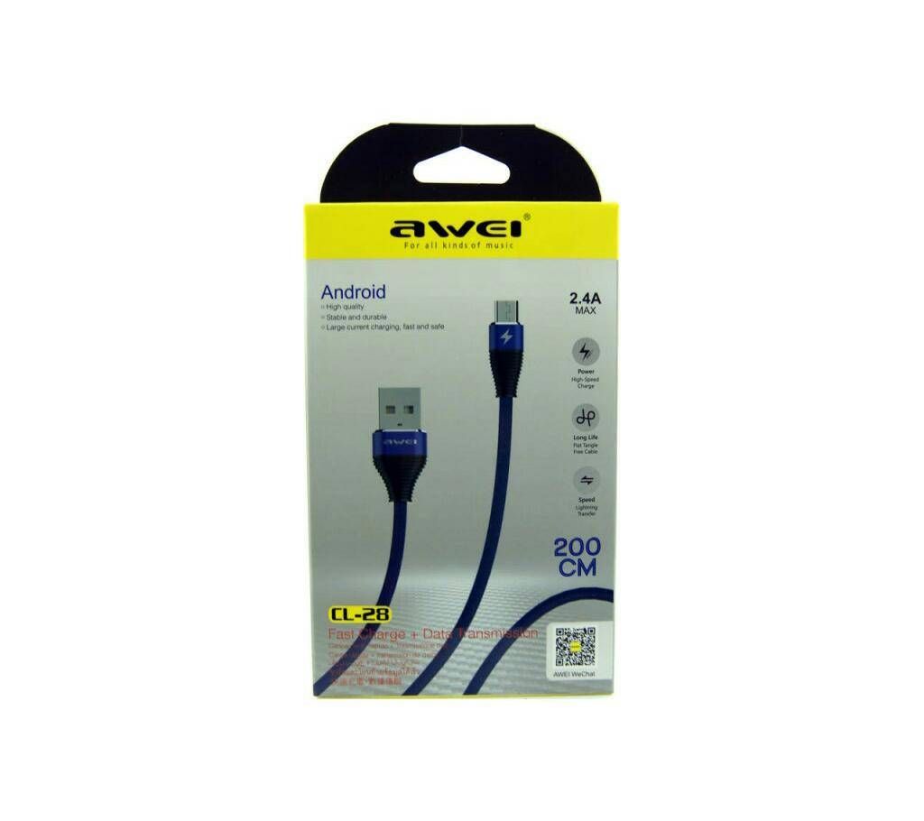 AWEI CL28  Charger USB Data Cable