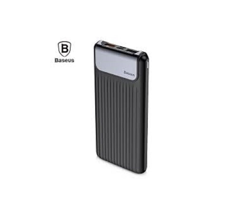 Thin Digital Power Bank QC 3.0 Dual USB 10000mAh - Black